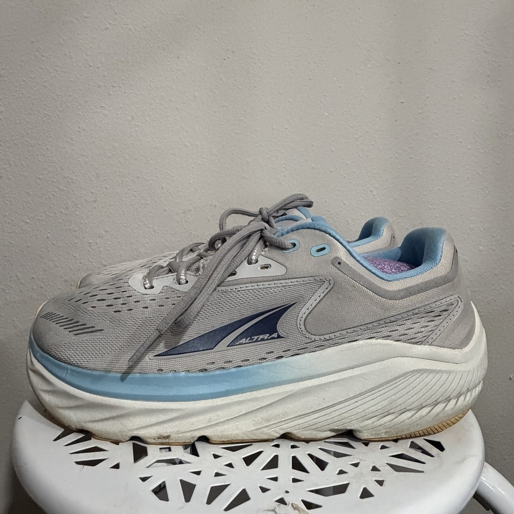 Altra Shoes Womens 10.5  Via Olympus Running Sneakers Gray Lace Up ALOA82CR224
